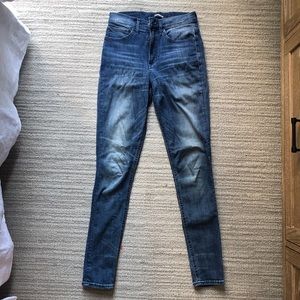 Express | High Waisted Denim Perfect Leggings